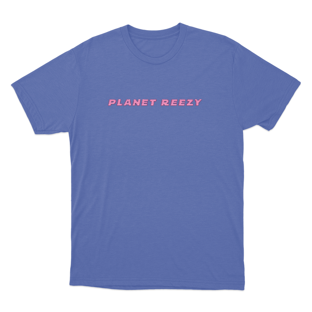 Planet Reezy T Shirt Blue Planet Reezy T Shirt Blue
