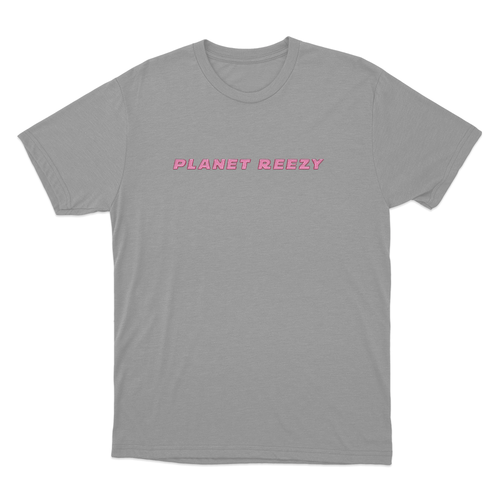 Planet Reezy T Shirt Grey Planet Reezy T Shirt Grey