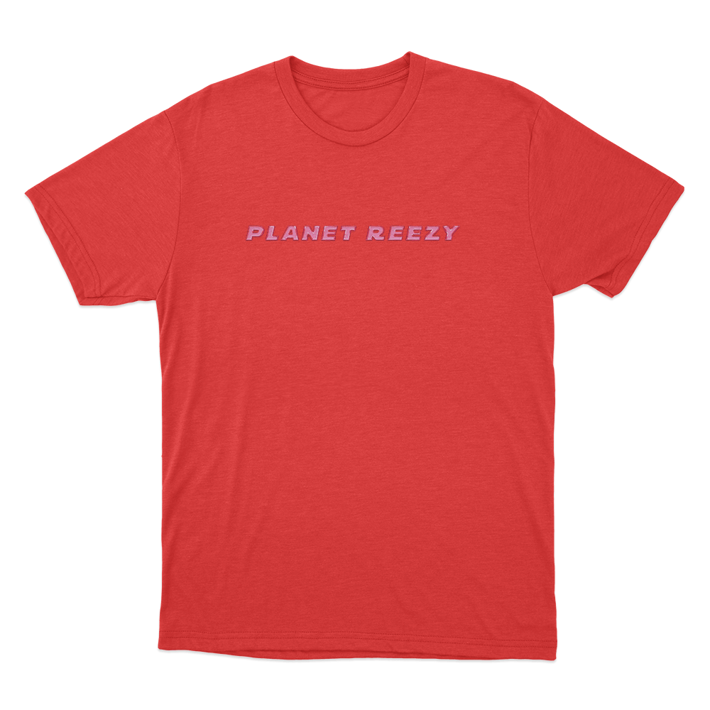 Planet Reezy T Shirt Red Planet Reezy T Shirt Red