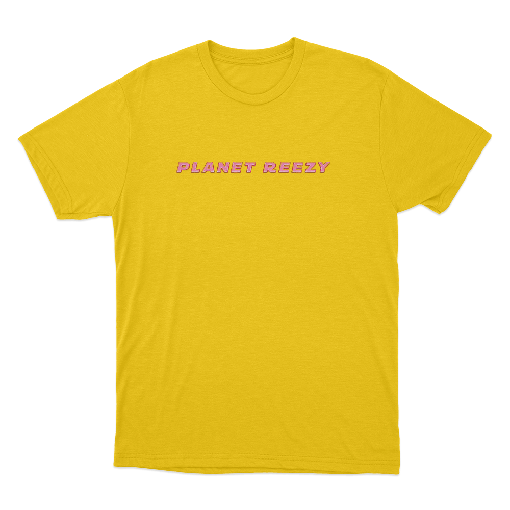Planet Reezy T Shirt Yellow Planet Reezy T Shirt Yellow
