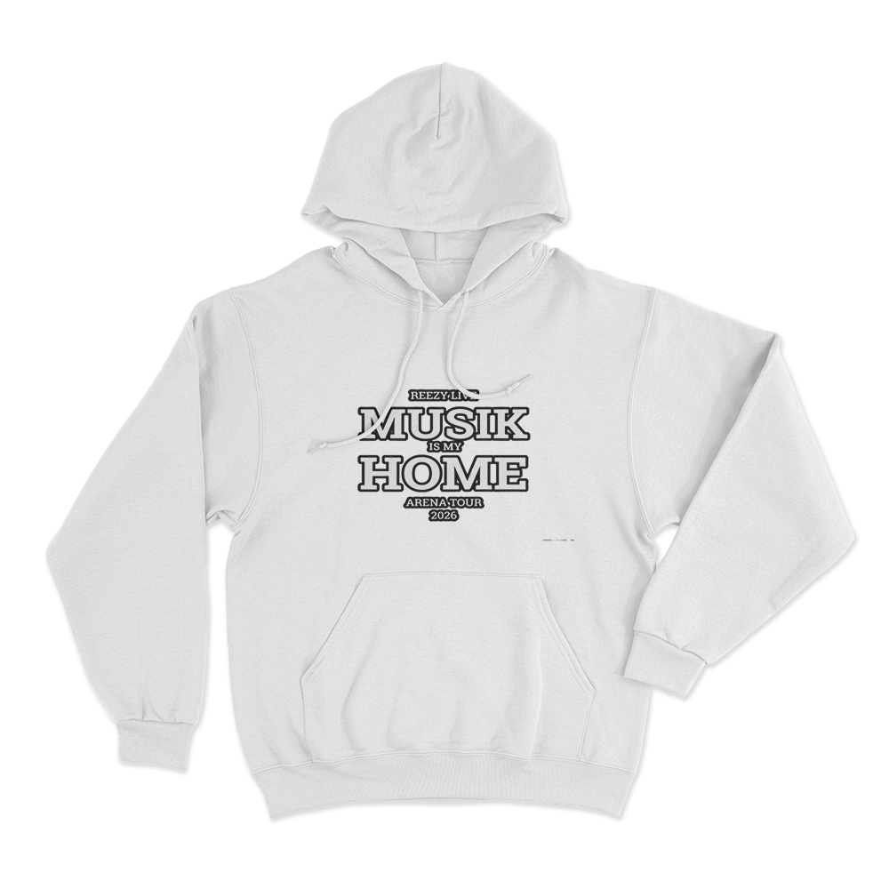 Tour Motto Hoodie White Tour Motto Hoodie White
