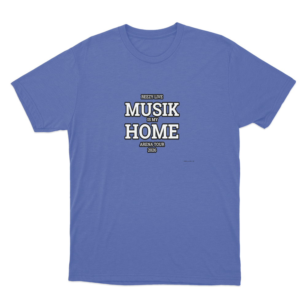 Tour Motto T Shirt Blue Tour Motto T Shirt Blue
