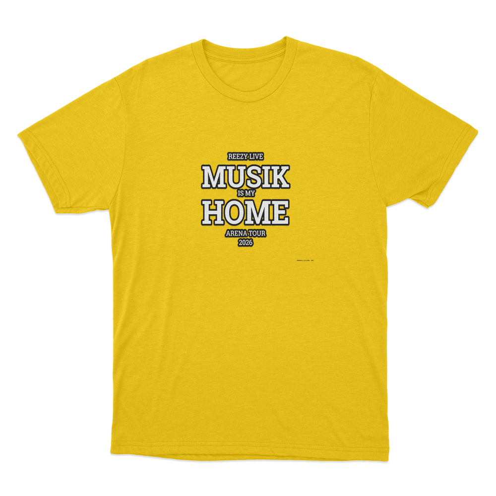 Tour Motto T Shirt Yellow Tour Motto T Shirt Yellow